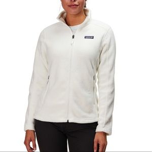 White Patagonia Zip Up